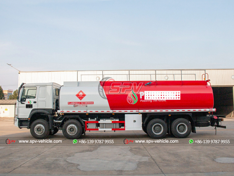 HOWO 30,000 Litres Fuel Truck - Left Side
